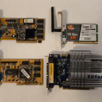 Schede Video Vintage AGP PCIex PCI