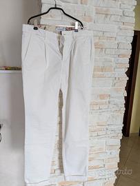 Pantalone Manuel Ritz bianco da uomo 46