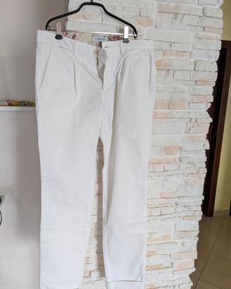 Pantalone Manuel Ritz bianco da uomo 46
