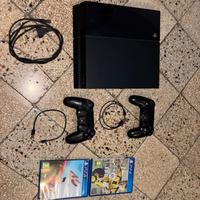 Ps4 con joypad e giochi