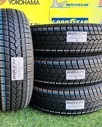 X4: Invernali 175/70R14 84T -RIKEN- al 76% e 80%