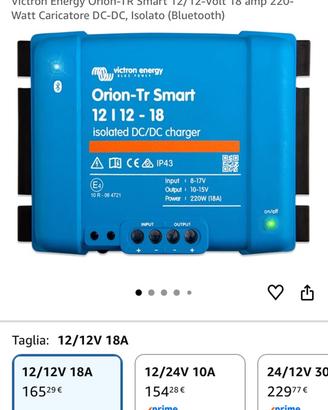 Victron Orion Tr Smart 12-12/18 A
