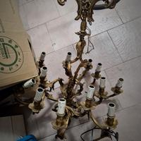 lampadario antico vintage 