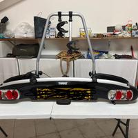 Porta biciclette per gancio traino