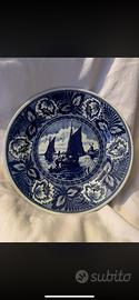 Boch piatto decoro Delft 1960/70