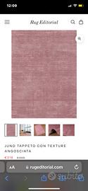 Tappeto Rug editorial Rosa
