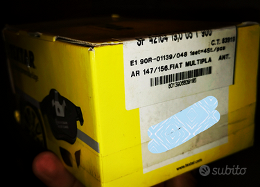 Kit Pasticche fren ant. Alfa 147/156+Fiat/Lancia