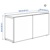 Mobile besta ikea bianco