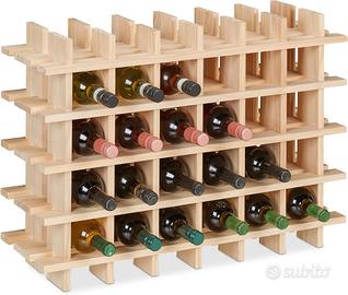 Cantinetta Portabottiglie in Legno