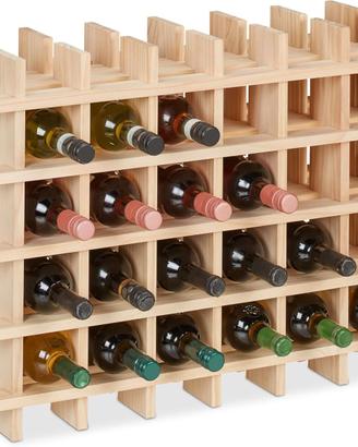 Cantinetta Portabottiglie in Legno
