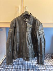 Giacca da moto in pelle nera Oj Legend Man Tg. Xl