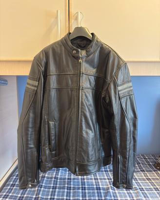 Giacca da moto in pelle nera Oj Legend Man Tg. Xl
