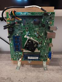 PC assemblato in verticale intel  j3710 8gb+64gb