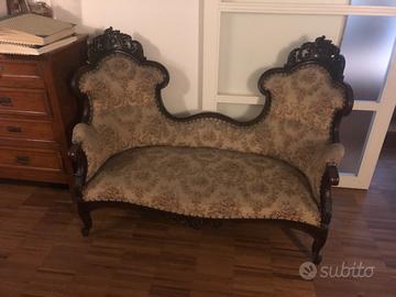 Divano "Luigi Filippo" dell'800