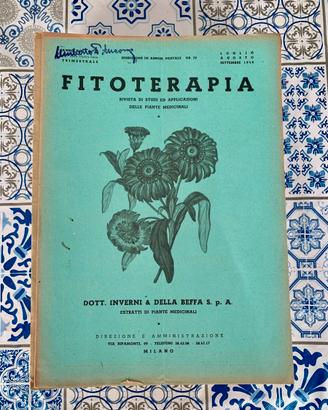 Collezione rara rivista Fitoterapia 1948-anni ‘50