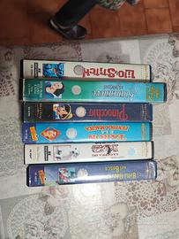 6 VHS cartoni animati Walt disney