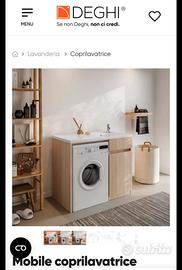 Mobile DEGHI coprilavatrice 109x60 cm 