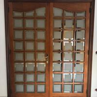 2 porte in legno massello