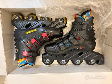 Pattini a rotelle Risport Positron Black tg. 42