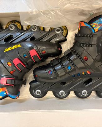 Pattini a rotelle Risport Positron Black tg. 42