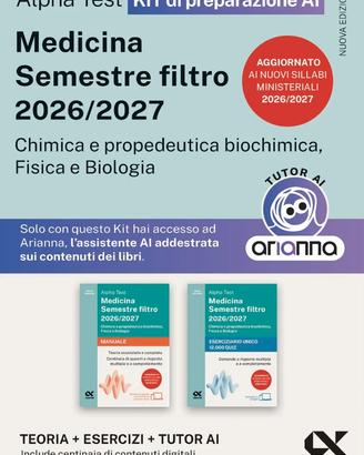 Kit Alpha Test Medicina / TOLC-MED 2026 - NUOVO