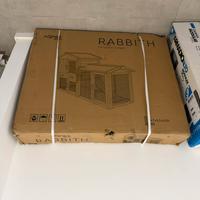 Rabbit H Conigliera in legno