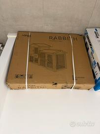 Rabbit H Conigliera in legno