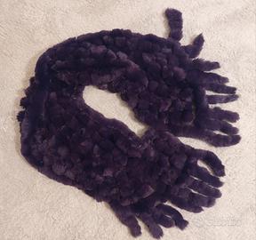 stola di pelliccia vera lapin