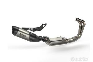 scarico akrapovic completo yamaha tracer 9