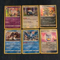 Lotto carte Pokémon go holo rare
