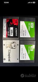Lotto do 4 SSD da 120 gb
