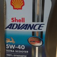 olio Shell Advance scooter 5w 40