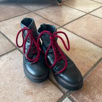 Frau - beatles casual in pelle nera - misura 39