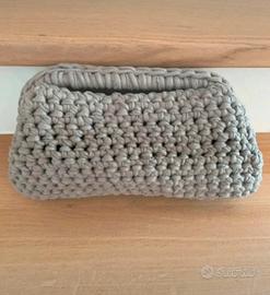 Borsa a mano pochette uncinetto crochet
