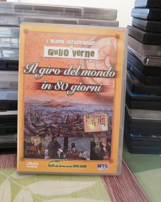 dvd film cartoni animati Giro del mondo in 80 