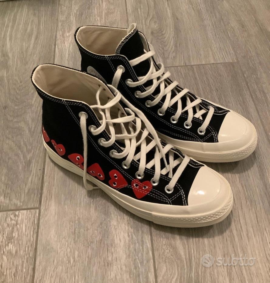 Converse cuore rosso Vendita in Abbigliamento e accessori