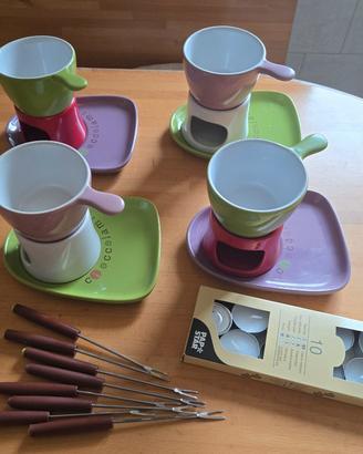 Tognana  set di 4 cioccolatiere completo