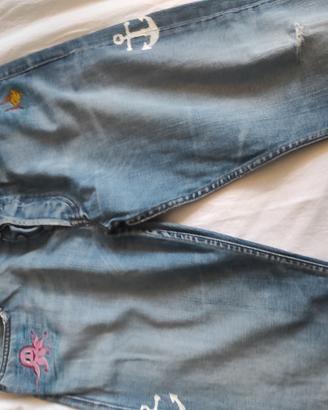 Jeans Levi's dipinti