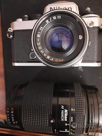 NIKON FE-EM,OBIETTIVI ,PENTAX SUPER A ME OBIETTIVI