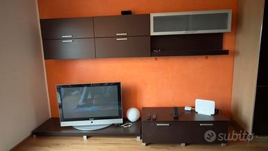 Living wengé completo + TV – 3m smontato