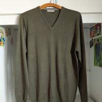 maglione verde per uomo XL