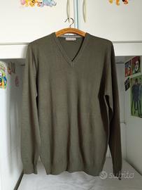 maglione verde per uomo XL