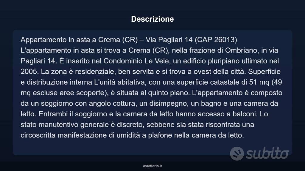 Appartamento – Crema, Ombriano - Vista 4