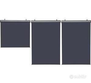 Set 3 tende a rullo color antracite