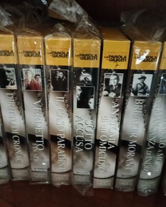 9 VHS "La parola ai giurati" nuovi