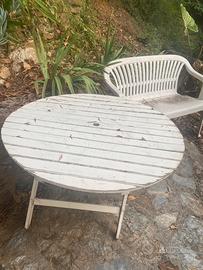 Tavolo rotorno legno esterno