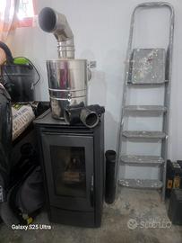 Stufa pellet 6kw completa