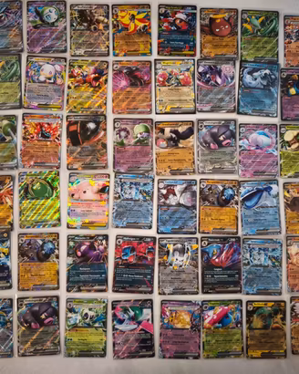 Lotto 78 Carte Pokemon EX V MegaEX Pokeball NM
