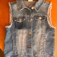 jilet di jeans zara girls