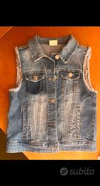 jilet di jeans zara girls